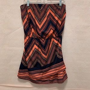 Express strapless dress